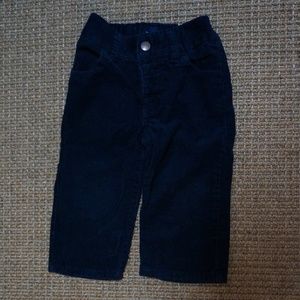 Boys Size 12-18mos GAP Baby Navy Corduroy Pants